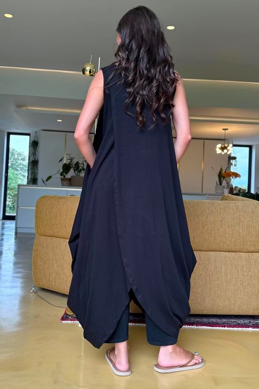  Oscar Tulip Tunic Black